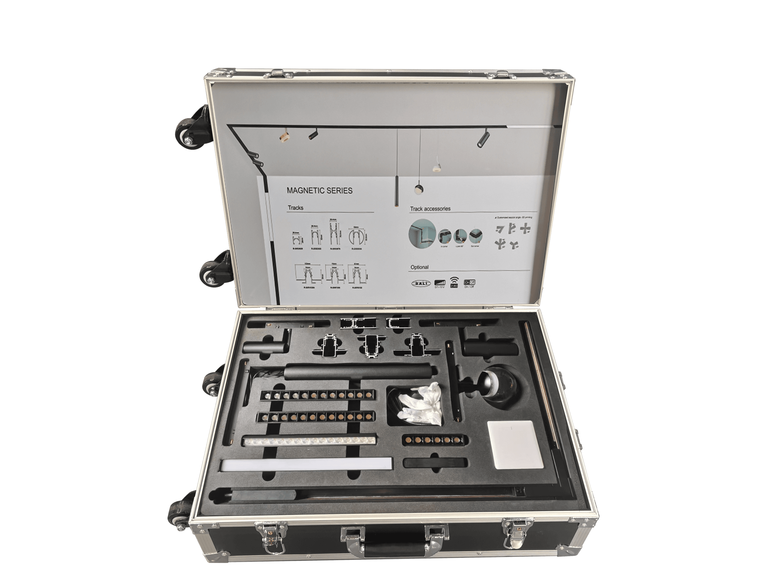 Nuordic Magnetic Track Lighting Demo Case (Reseller Sample Kit)