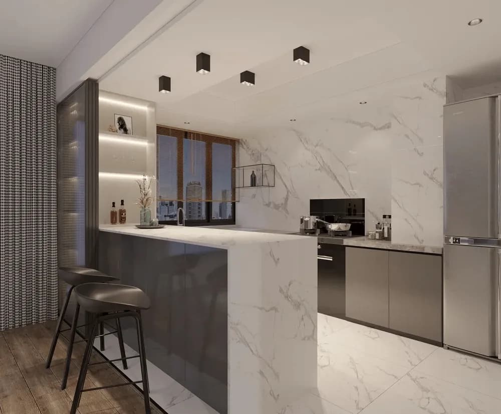 Creating Drama and Dimension: Strategic Lighting with Spotlights and Recessed Downlights